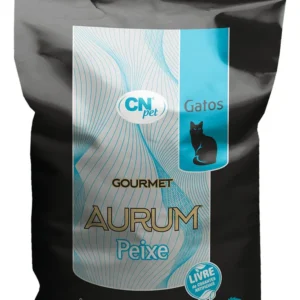RAÇÃO AURUM GATOS GOURMET PEIXE 3 KG