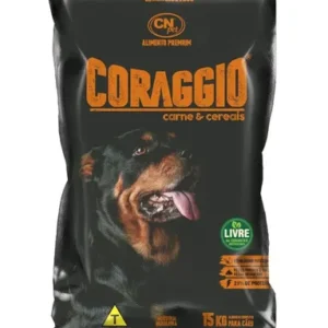 RAÇÃO CACHORRO CORAGGIO CARNE E CEREAIS 15 KG
