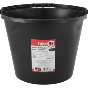 BALDE PLASTICO P/ CONCRETO 12 LITROS NOVE 54