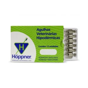 Agulha Veterinária Hipodérmicas Hoppner 10x1,5mm (Produto vendido por UN)