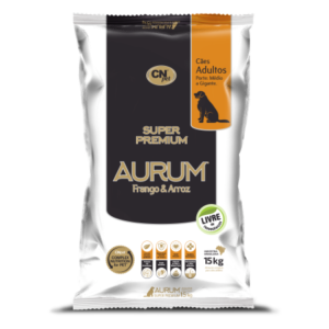 RAÇÃO CACHORRO AURUM SUPER PREMIUM FRANGO ADULTOS 15 KG