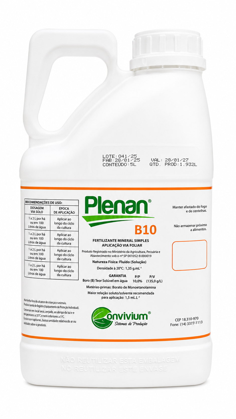 PLENAN B10 5 LITROS
