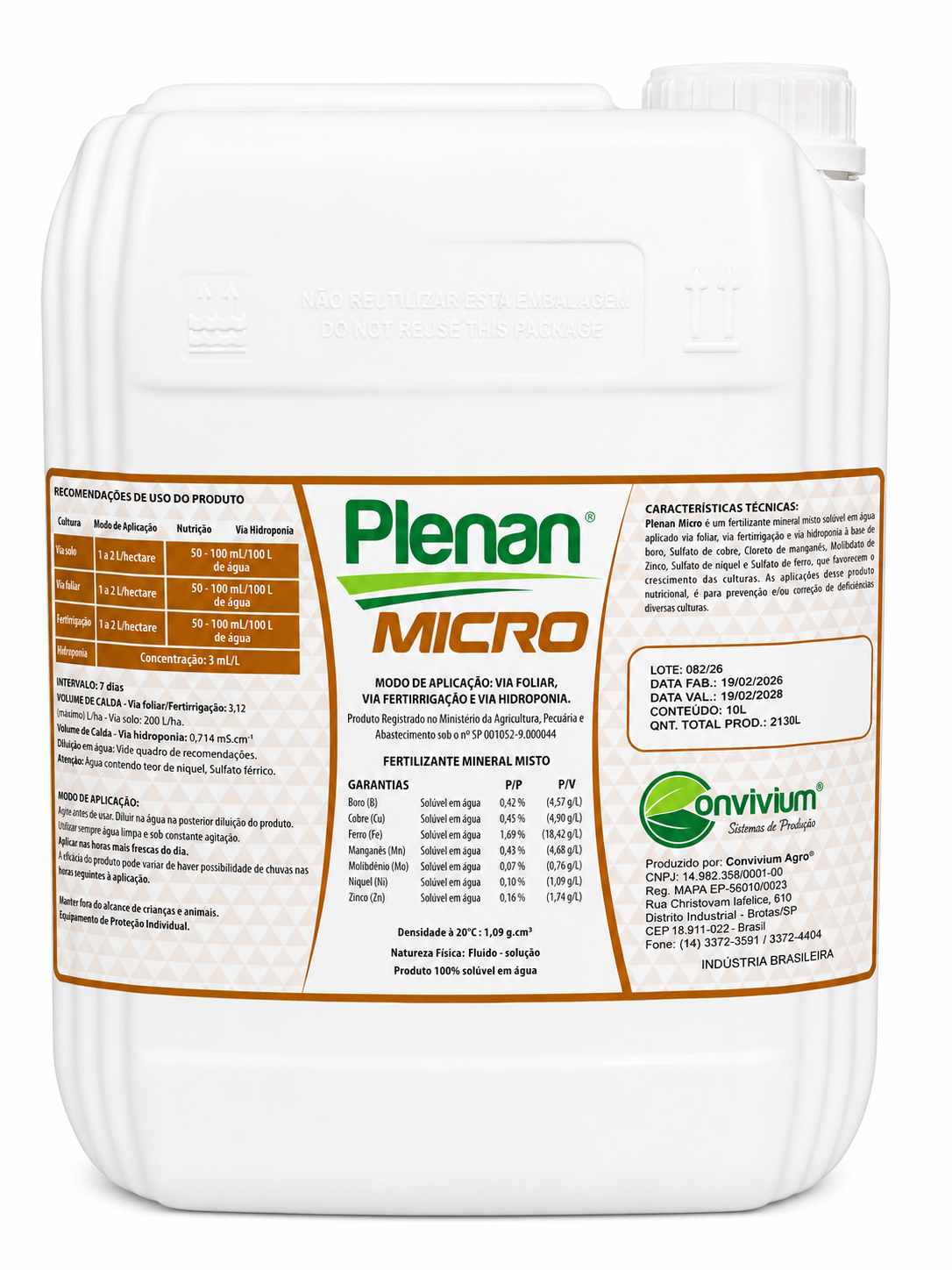 PLENAN MICRO 10 LITROS