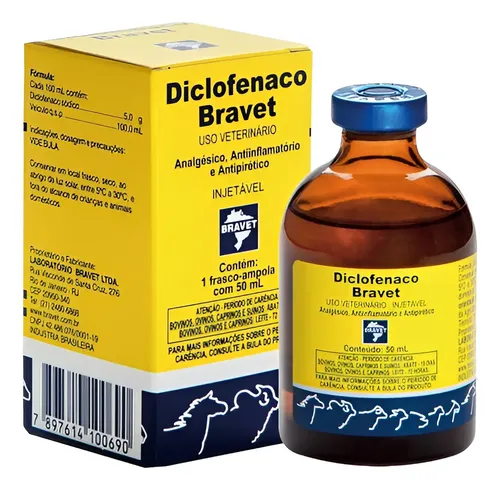 DICLOFENACO BRAVET INJ 50 ML